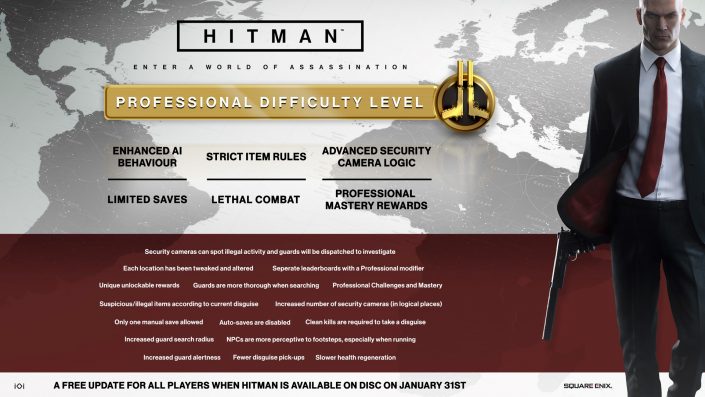 Hitman: Professional-Modus erhöht den Schwierigkeitsgrad im kostenlosen Januar-Update
