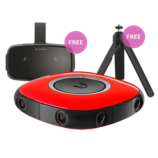 Virtual Reality: Vuze 360-Grad/3D-Kamera ab März im Handel