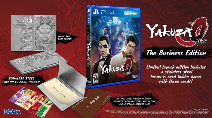 Yakuza 0 „The Business Edition“: Die Sammlerfassung im Unboxing-Video