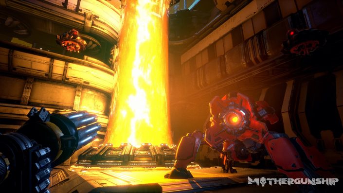 Mothergunship: In der Demo kann man die verrücktesten Waffen erstellen