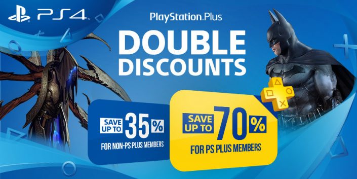 PlayStation Store: Doppelte Rabatte für PlayStation Plus-Spieler und weitere Angebote
