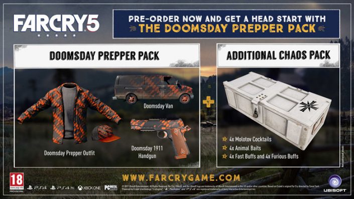 Far Cry 5: Gold-, Deluxe- und Steelbook-Editions vorgestellt und vorbestellbar