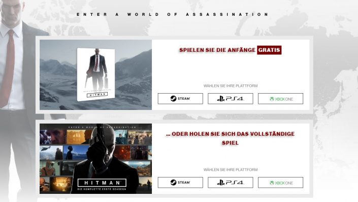 Hitman: Erste Episode ab sofort kostenlos auf allen Plattformen erhältlich