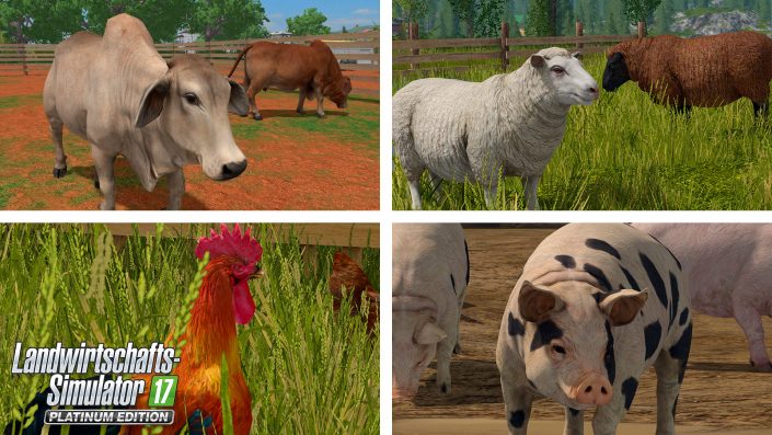 Der Landwirtschafts-Simulator 17 sorgt auf der Gamescom 2017 für die echte Priese frische Landluft