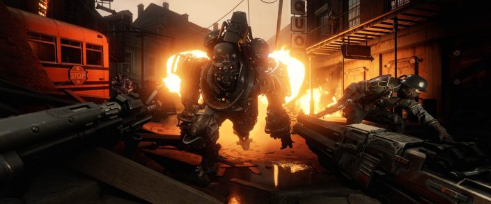 Wolfenstein II: The New Colossus – „Liesel“ Live-Action-Trailer mit feuerspuckendem Riesen-Roboterhund