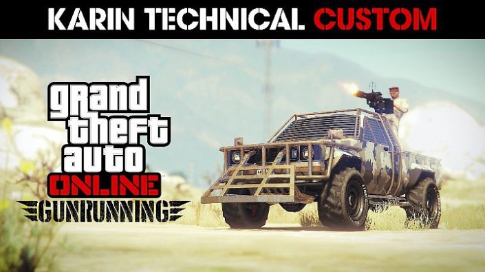 GTA Online: Karin Technical Custom, eine erhöhte Waffenproduktion und neue Rabatte verfügbar