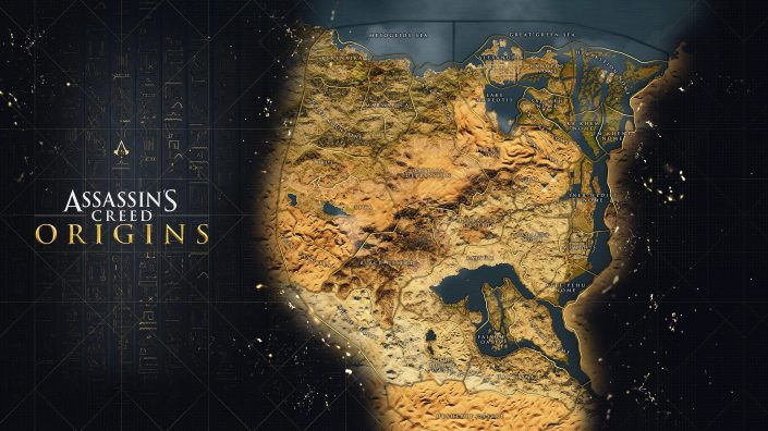 Assassin’s Creed Origins: Vollständige Weltkarte und Gameplay-Material