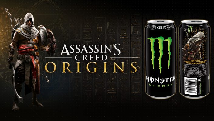 Assassin’s Creed Origins: Spieler erhalten Bonusinhalte mit Monster Energy