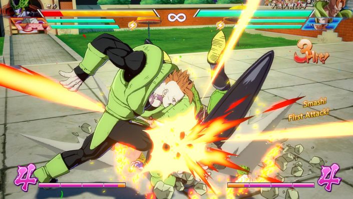 Dragon Ball FighterZ: Android 16 zeigt im neuen Trailer seinen Hell’s Flash Super Spezial Angriff