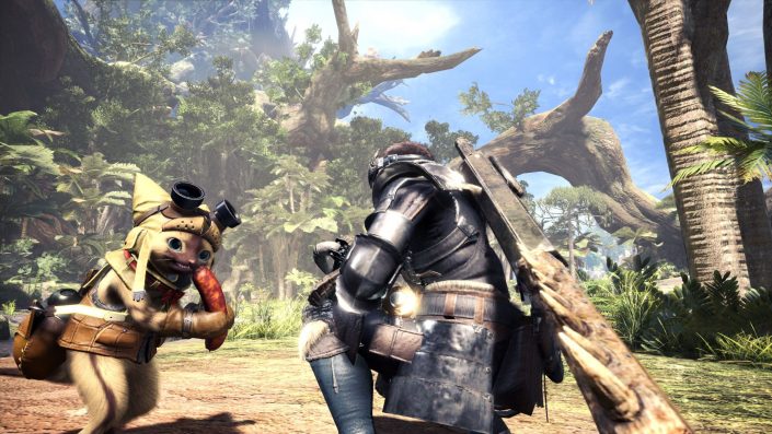 Monster Hunter World - Die Wildturm-Ödnis Wildlands_Waste_Screen_012_Palico_GamesCom_150298500512