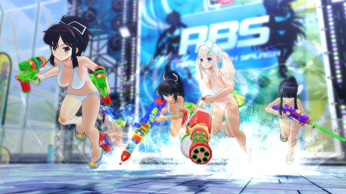 Senran Kagura: Peach Beach Splash mit einem Launch-Trailer für PS4 veröffentlicht