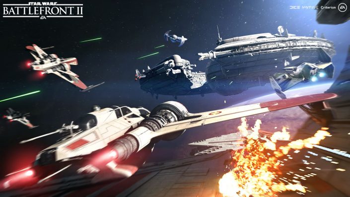 Star Wars Battlefront 2: Weitere Gameplay-Videos zeigen die Weltraumschlachten