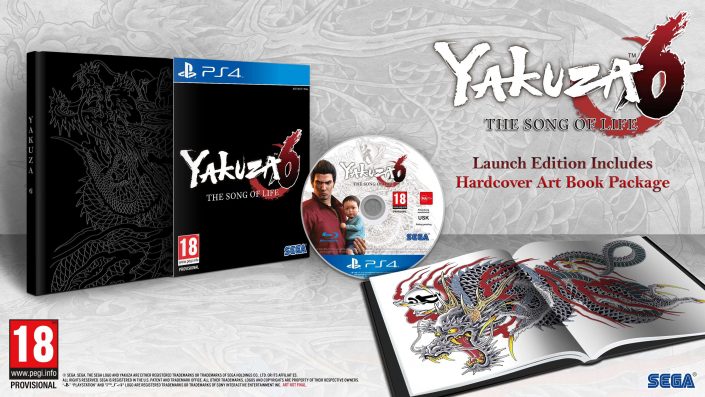Yakuza 6 The Song of Life Launch-Edition mit Hardcover Artbook