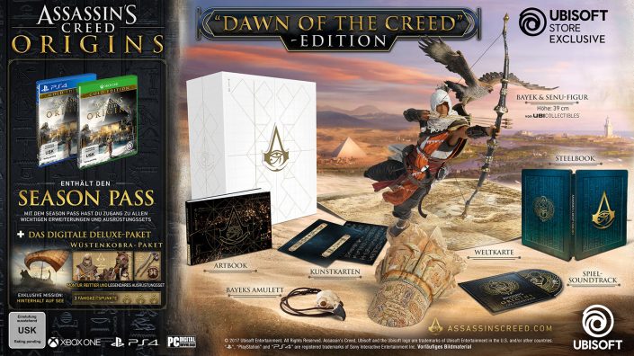 Assassin’s Creed Origins: Dawn of the Creed Collector’s Case – Sammlerausgabe im Unboxing-Video