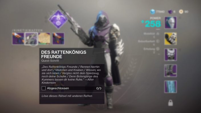 Destiny 2 - Guide - Exotische Waffe Rattenkönig - 001