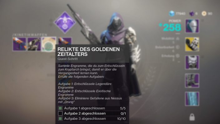 Destiny 2 - Guide - Exotische Waffe Sturm und Drang - 01