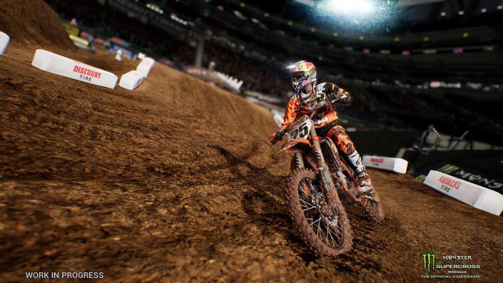 Monster Energy Supercross: Frisches Gameplay zeigt Rennen in St. Louis