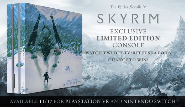 PS4 Pro: Limited Edition im Skyrim-Design wird heute Abend verlost