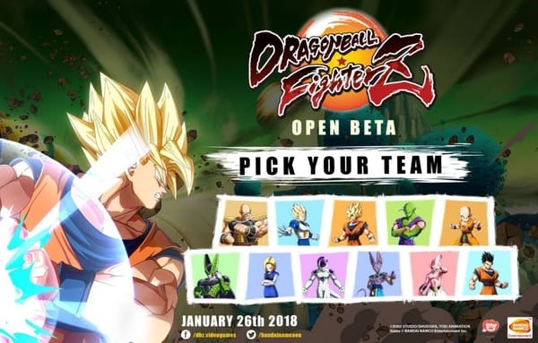 Dragon Ball FighterZ: Bandai Namco nennt die elf Kämpfer der offenen Beta