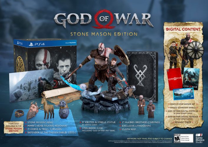 God of War: Stone Mason Edition – Umfassende Sammlerausgabe enthüllt