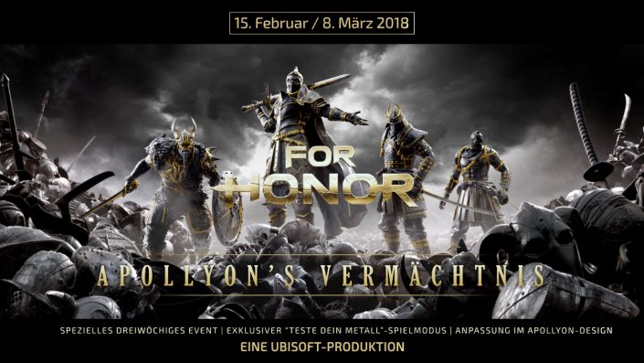 For Honor: Apollyons Vermächtnis-Event mit neuem Spielmodus „Teste dein Metall“ gestartet