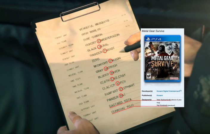 Metal Gear Survive - Versteckte Nachricht