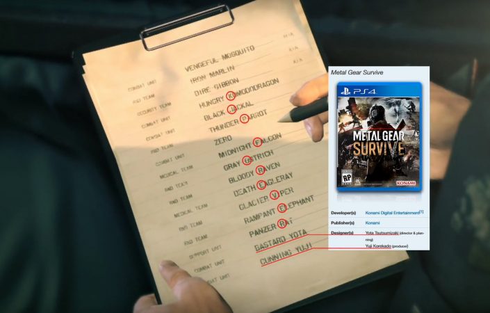 Metal Gear Survive - Versteckte Nachricht