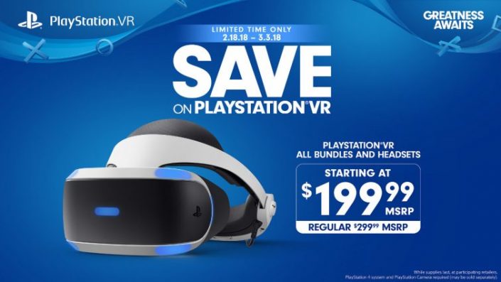 PlayStation VR:  Preissenkung des VR-Headsets angekündigt