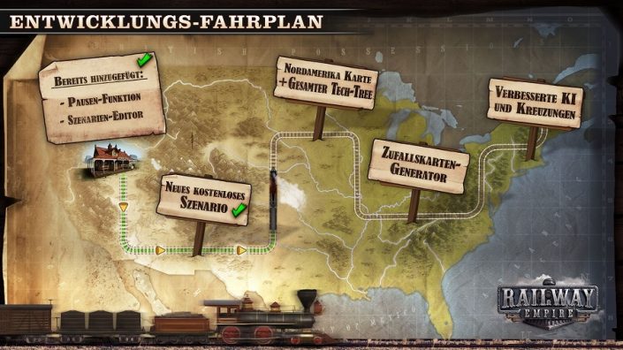 Railway Empire: Neues Update bringt kostenlose Inhalte – weitere Update-Planung enthüllt