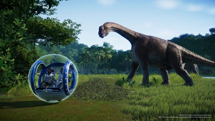 Jurassic World Evolution: Neues Video widmet sich dem Umgang mit den Dinosauriern