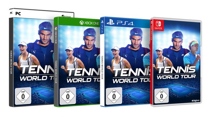 Tennis World Tour: Erste Screenshots und deutsches Cover mit Kerber und Zverev