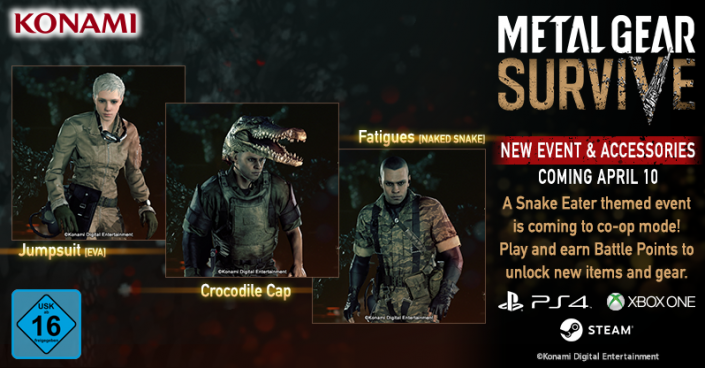 Metal Gear Survive: „Snake Eater „-Event angekündigt