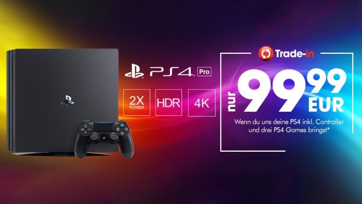 PS4 Pro: In Gamestop-Tauschaktion wieder für 99 Euro erhältlich