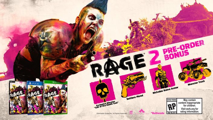 Rage 2: Läuft auf der Apex Engine – Infos zu den Vorbesteller-Inhalten