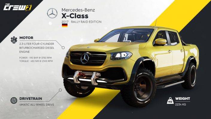 The Crew 2: Mercedes-Benz X-Class 2018 im neuen Trailer präsentiert