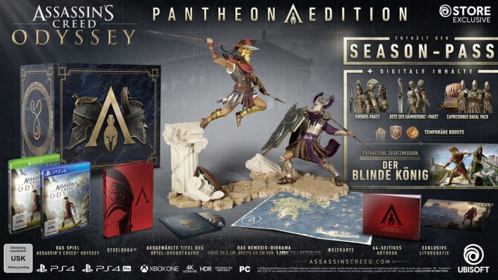 Assassin’s Creed Odyssey: Video zeigt die Inhalte der 240 Euro teuren Pantheon Edition