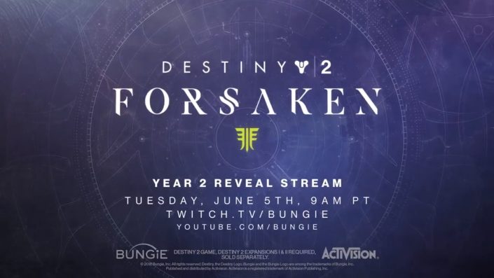 Destiny 2: Forsaken – Name der nächsten Erweiterung bekannt, Enthüllung ab 18 Uhr im Livestream