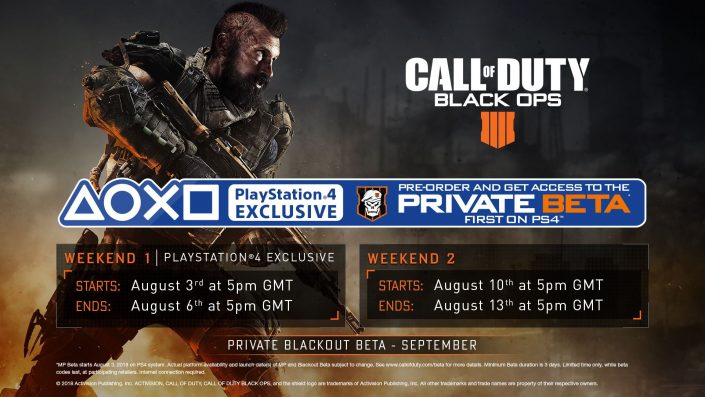Call of Duty Black Ops 4: PS4-Spieler starten früher in die Beta – Details zu Inhalten, das Exklusiv-Wochenende ab 3. August