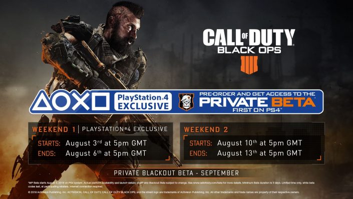 Call of Duty Black Ops 4: PS4-Spieler starten früher in die Beta – Details zu Inhalten, das Exklusiv-Wochenende ab 3. August