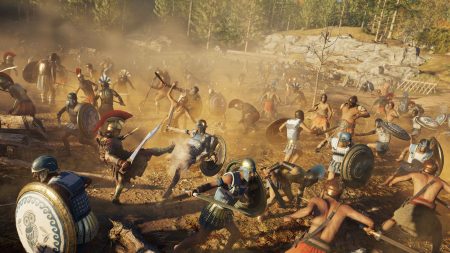 Assassin’s Creed Odyssey: Karte der Spielwelt im Bild festgehalten