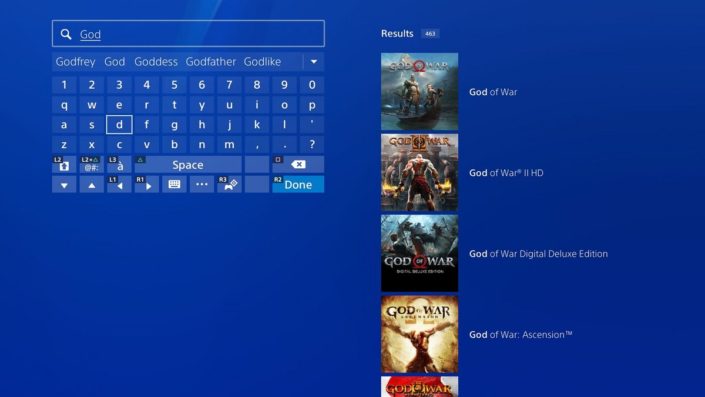 PS4: Neue Suchfunktion im PlayStation Store