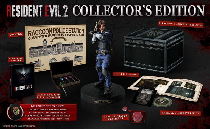 Resident Evil 2: In Deutschland ungeschnitten und Collector’s Edition angekündigt