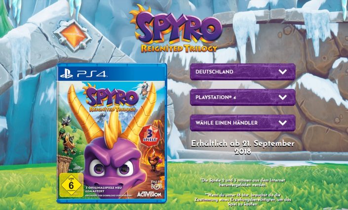 Spyro Reignited Trilogy: Diskversion beinhaltet nur den ersten Teil – 2 und 3 als Download