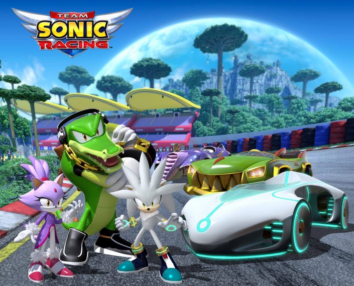   Team Sonic Racing: Confirm Three New Characters - Vector, Blaze and Silver 