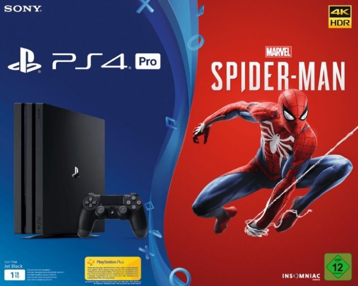 PS4 Pro-Bundle mit Spider-Man im Angebot