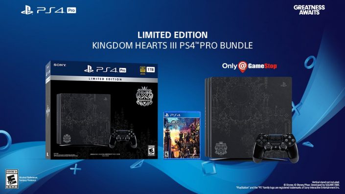 Kingdom Hearts 3: Limitiertes PS4 Pro-Bundle im besonderen Design angekündigt