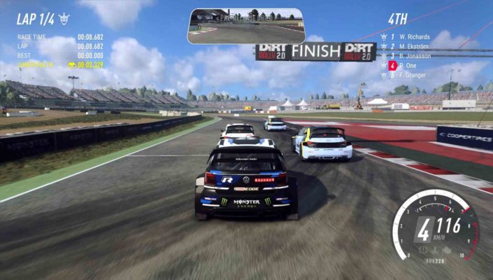 DiRT Rally 2.0: Frisches Gameplay-Video zeigt Rally Cross bei Starkregen