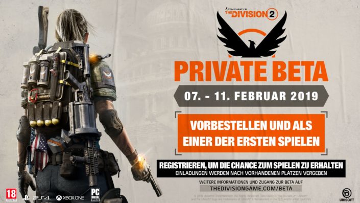 The Division 2: Private Beta hat einen Termin – jetzt anmelden und neuer Story-Trailer