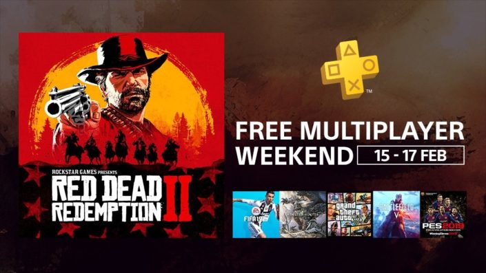 PlayStation Plus: Gratis Multiplayer-Wochenende auf PS4  – Red Dead Online, FIFA 19 und mehr