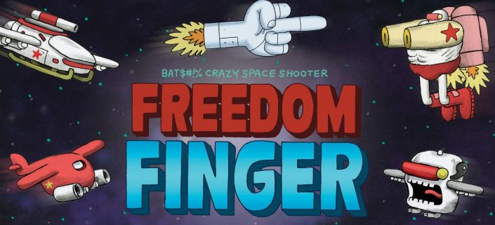 Freedom Finger: Mit dem Mittelfinger durch die Welt – Schräges Shoot’em Up inkl. Trailer angekündigt